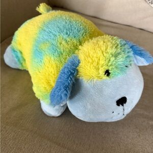 Pillow Pet Glow Pets 14x11 Inch Blue Dog Plush Stuffed 2013 WORKS
